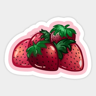 Strawberries Sticker